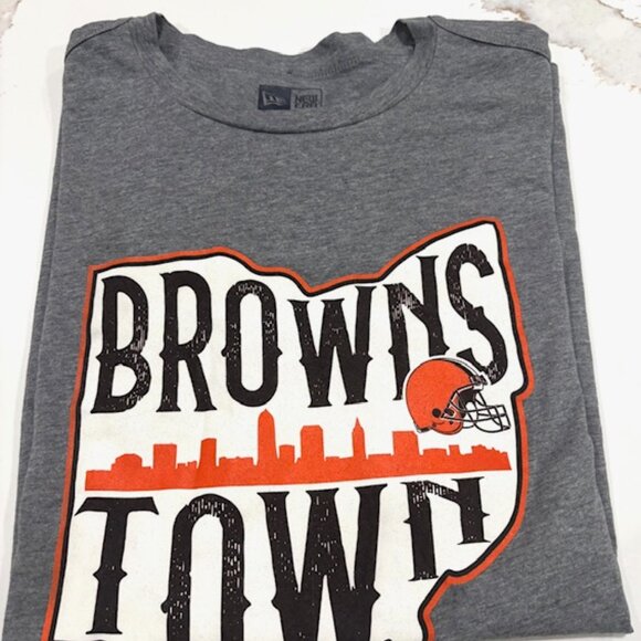 New Era Cleveland Browns Town T-Shirt Tee Shirt Men's Size Large NFL - Picture 3 of 7